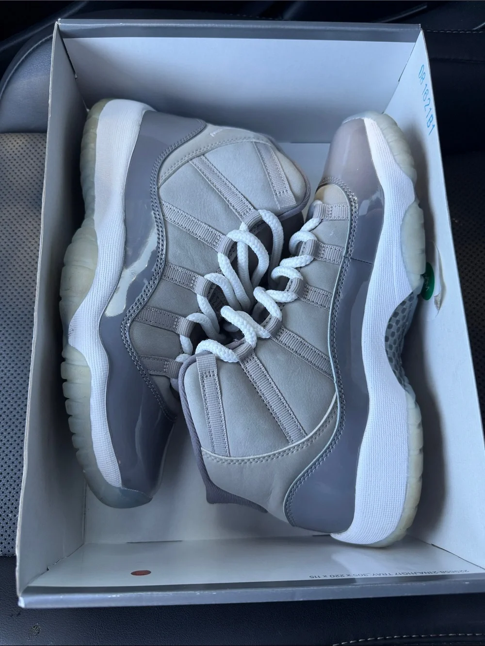 Jordan Air Jordan 11 Retro (GS) Medium Grey Multi Color Box Label